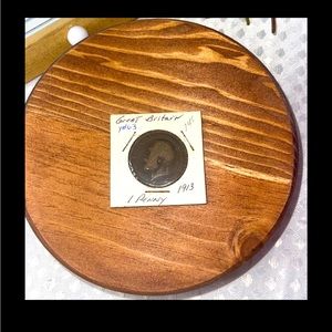 1913 Great Britain Penny Y#63 Rare.